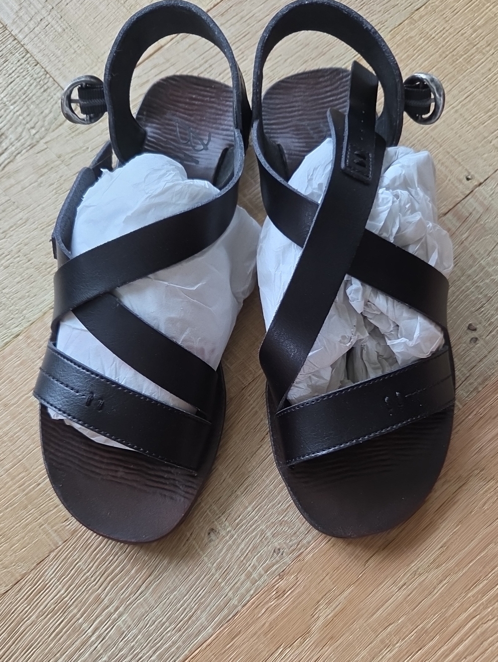 Blowfish Black Sandals 8